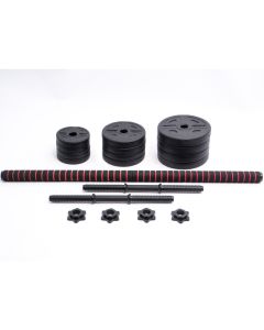 Ironman 20kg Standard Dumbbell And Barbell Set