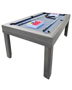 Walker & Simpson Vegas Deluxe 6ft Slate Pool Table with Dining Top