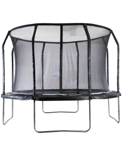 Big Air Extreme 12ft Trampoline with Safety Enclosure Black