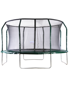 Big Air Extreme 14ft Trampoline with Safety Enclosure Green