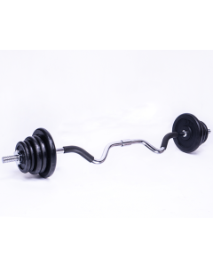 Ironman 30kg Standard Two-Piece Curl Bar Set