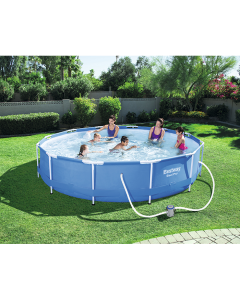 BestWay 10ft x 30inch Steel Pro™ Above Ground Swimming Pool Set