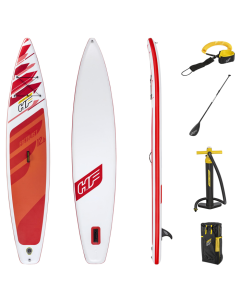 Bestway 12ft 6" Hydro-Force Fastblast Tech Inflatable Paddle Board SUP Set