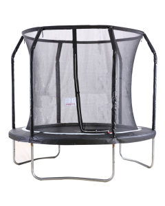 Big Air Extreme 8ft Trampoline with Safety Enclosure Black