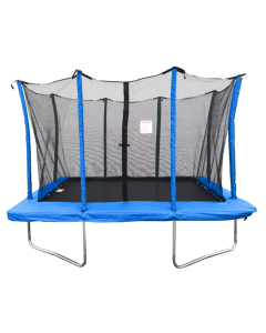 Velocity 8x12ft Blue Rectangular Trampoline With Safety Enclosure