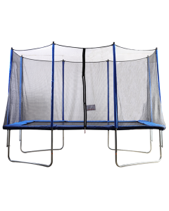 7x11ft Rectangular Trampoline with Safety Enclosure