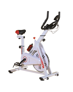 BodyTrain ES-7021 Racing Studio Style Exercise Bike White