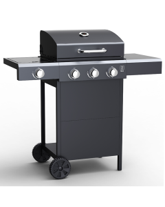 Embermann Grill Master 3 Burner Barbecue with Side Burner