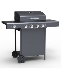 Embermann Grill Master 4 Burner Barbecue with Side Burner