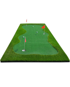 Hilllman PGM Golf Artificial Turf Three Hole 1m x 3m Putting Green