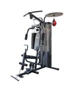 IronMan 3 Station Boxing Deluxe Home Multi Gym with 55kg Weight Stack