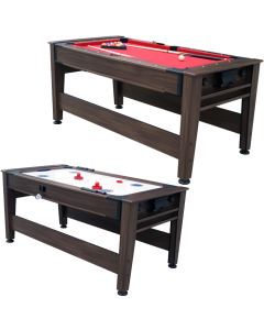 Walker & Simpson Petroni 6ft Combo Pool and Hockey Table in Mahogany