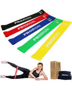 PROIRON Resistance Loop Band Set - 5 Exercise Bands 