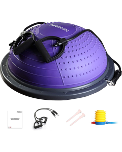 PROIRON Balance Trainer Purple with Resistance Bands & Pump