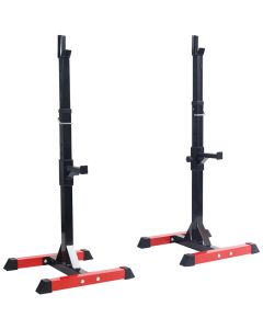 BodyTrain Adjustable Power Squat Rack Barbell Stands