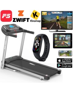 BodyTrain S8 Motorised Folding Bluetooth Treadmill