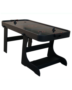 Black 6ft Foldable Air Hockey Table