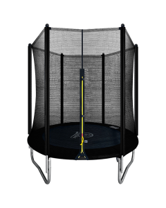 Velocity 6ft Trampoline with Enclosure Black