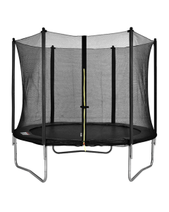 Velocity 8ft Trampoline and Safety Enclosure Black