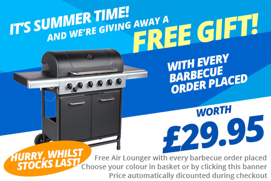 Free gift with every barbecue ordered