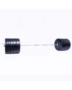 Ironman 200kg Olympic Bumper Weight Set with 86" Olympic Weight Bar